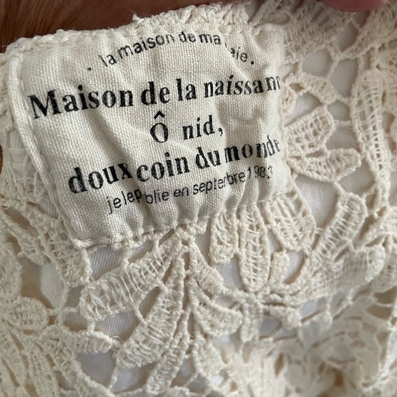 Maison de La Naissance women’s Lace tote bag September 1983 . Oh white - Picture 4 of 4